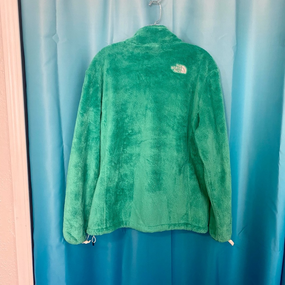 The North Face. Green Fleece “Osito” Jacket. Super Soft. Women Size XL. - Picture 2 of 9